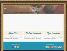 Tablet Screenshot of gallery-salonspa.com